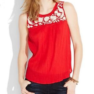 Lucky Brand Embroidered Tunic, Size S, EUC